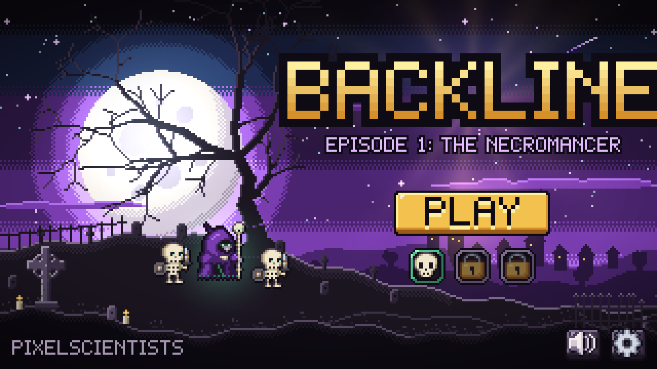 Backline title screen