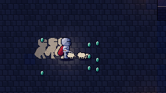 Shield Charge: rats scooped up and carried.