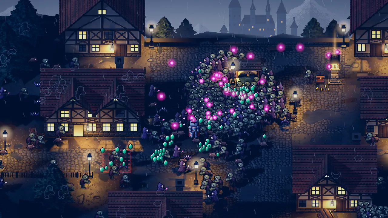 Hundreds of ghouls and a storm of magic
