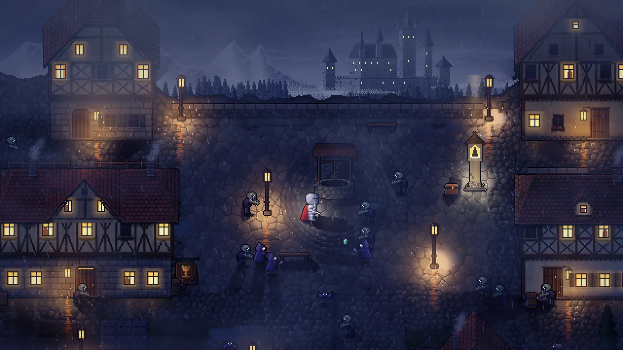 A quiet moment in the old town